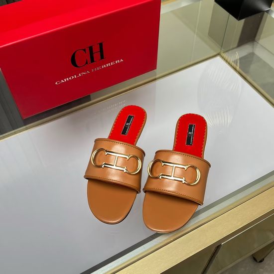 Hermes Cowhide Flat Slide Sandals Sheepskin Lining Rubber Sole