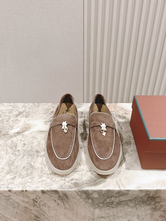 Loro Piana Soft Cozy Slip On Mules with Non Slip Flexible Sole