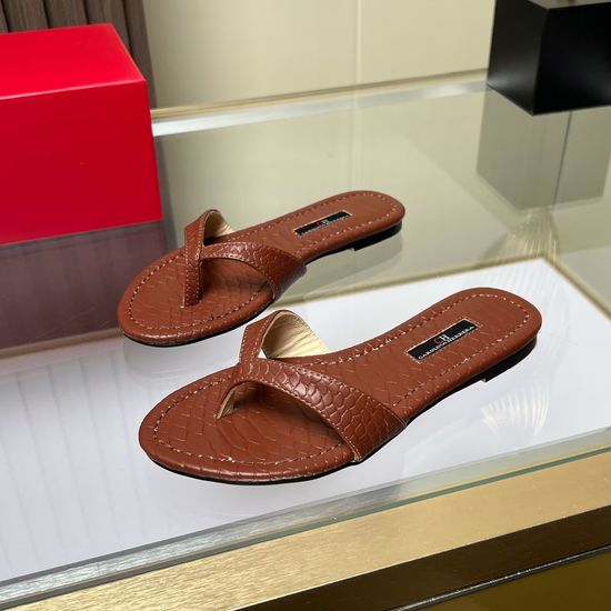 Hermes Cowhide Flat Slide Sandals Sheepskin Lining Rubber Sole