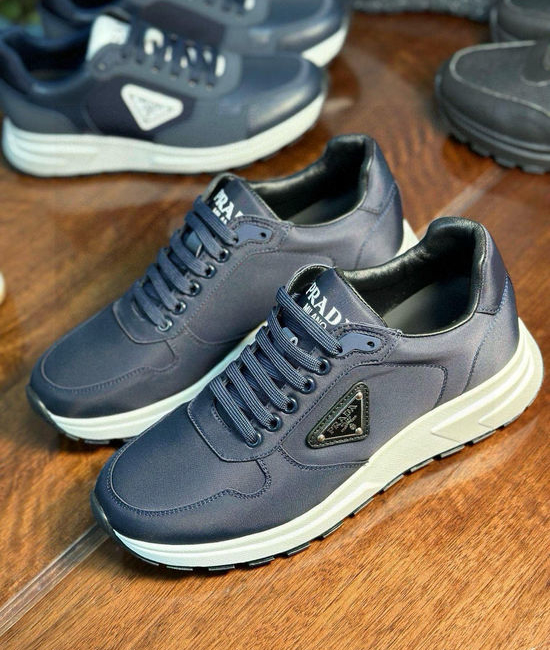 Prada Premium Durable Casual Sneakers with Soft Insole