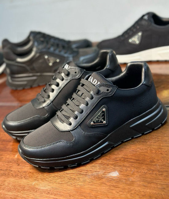Prada Premium Durable Casual Sneakers with Soft Insole