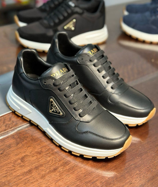 Prada Premium Fabric Casual Shoes With Durable Sole