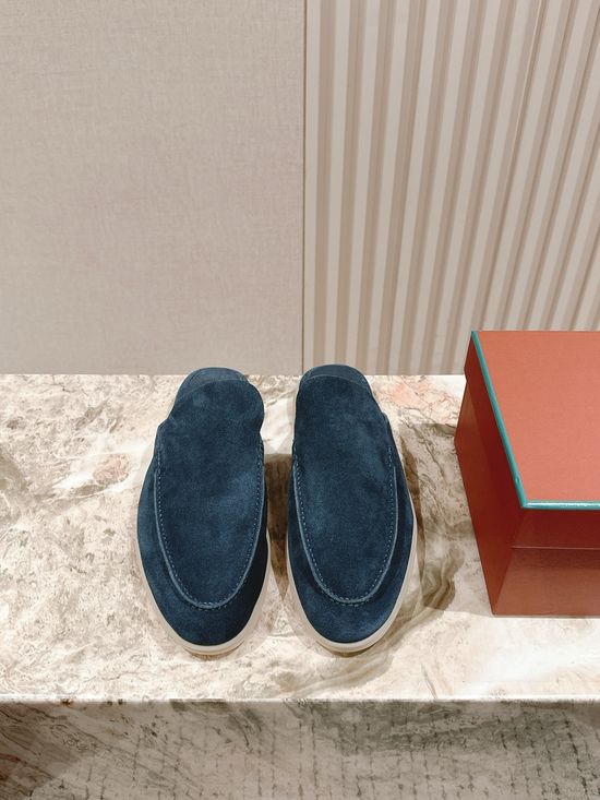 Loro Piana Soft Comfortable Slip On Loafers with Durable Outsole