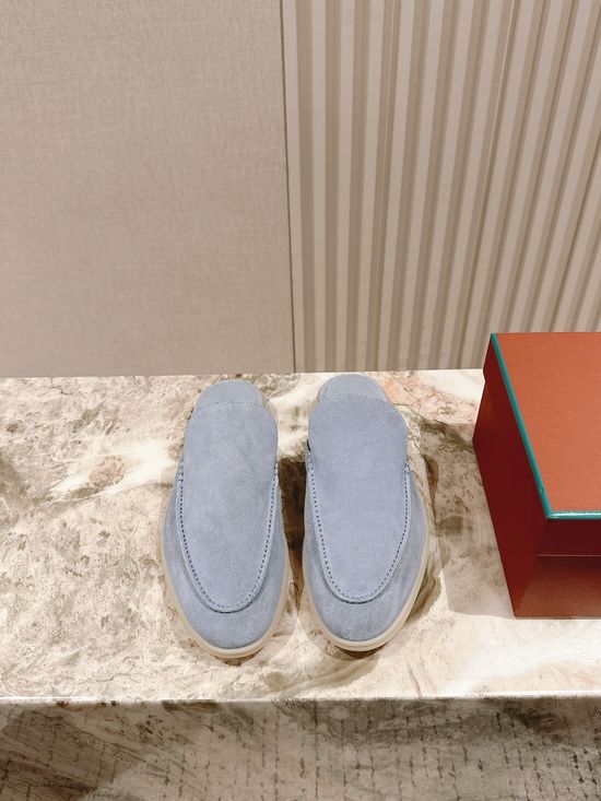Loro Piana Soft Comfortable Slip On Loafers with Durable Outsole