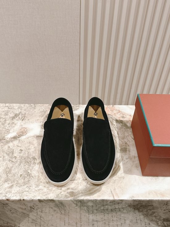 Loro Piana Soft Comfortable Slip On Loafers with Durable Outsole