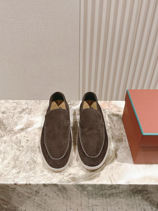 Loro Piana Soft Comfortable Slip On Loafers with Durable Outsole