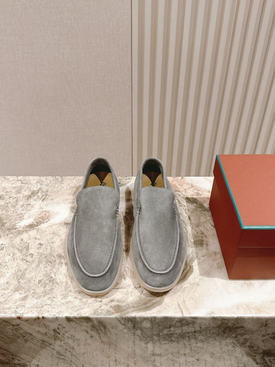 Loro Piana Soft Comfortable Slip On Loafers with Durable Outsole