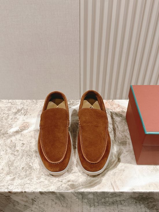Loro Piana Soft Comfortable Slip On Loafers with Durable Outsole