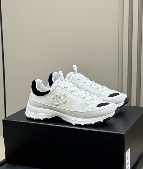 Chanel Premium Leather Platform Casual Fashion Sneakers