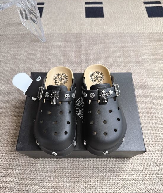 Chrome Hearts Non-slip Thick Soled Platform Clog Slippers