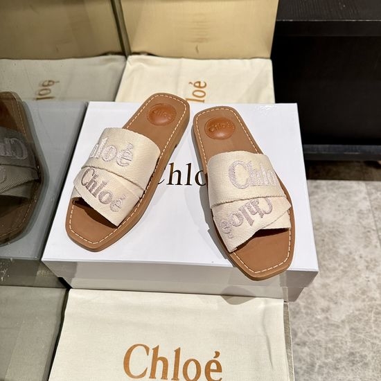 Chloe Woven Straps Roman Slippers with Non-slip Sole