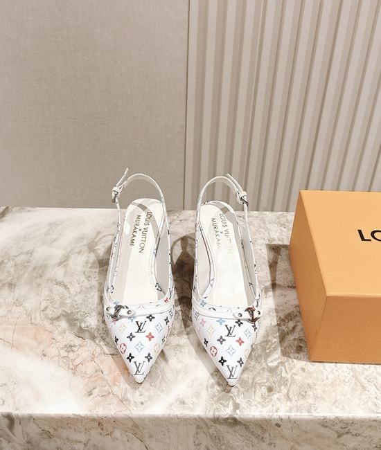 Louis Vuitton LV Chic Chunky Heel Buckle Strap Casual Shoes