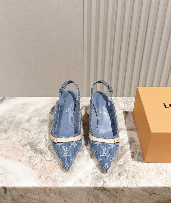 Louis Vuitton LV Chic Chunky Heel Buckle Strap Casual Shoes