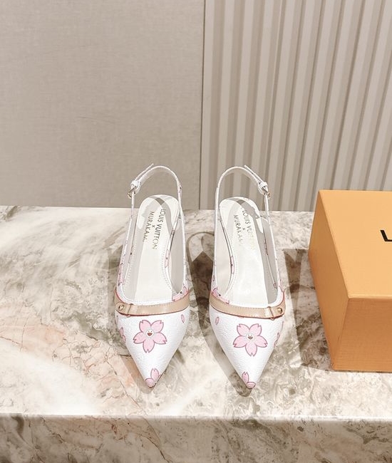 Louis Vuitton LV Chic Chunky Heel Buckle Strap Casual Shoes