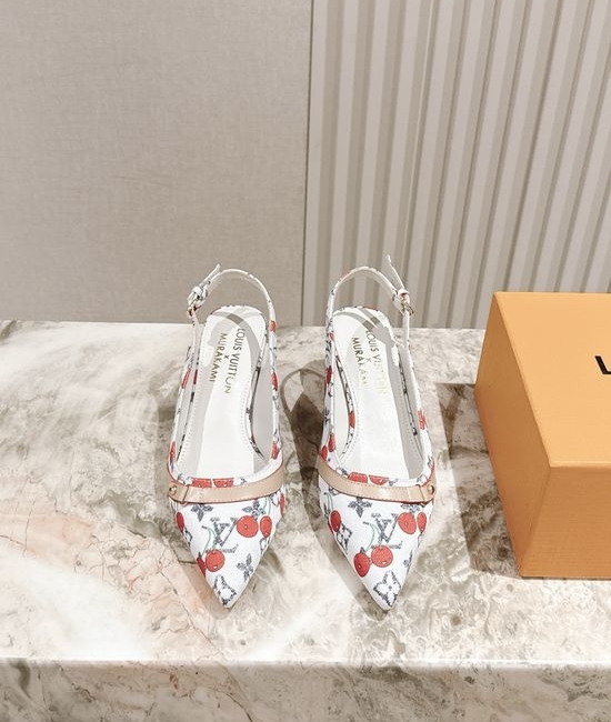 Louis Vuitton LV Chic Chunky Heel Buckle Strap Casual Shoes