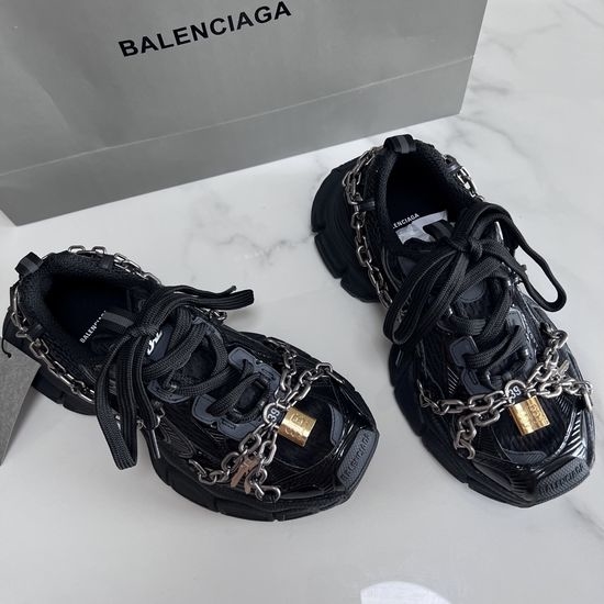 Balenciaga Retro Distressed Comfortable Breathable Running Sneakers