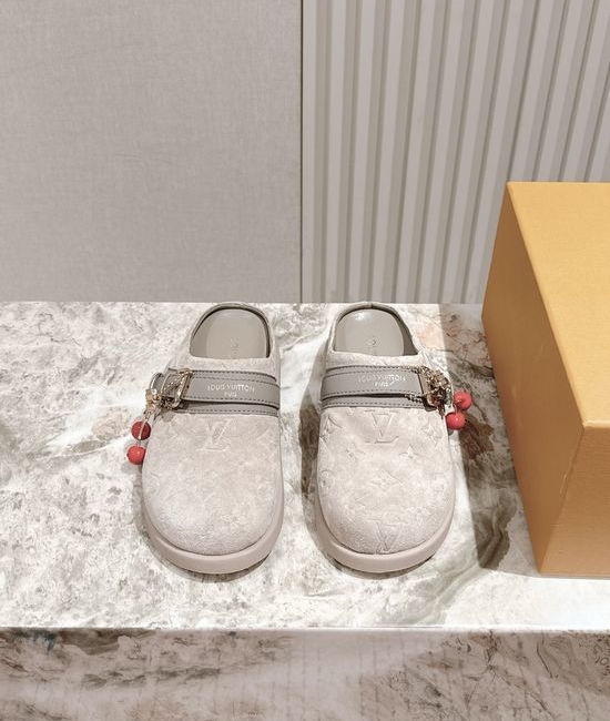 Louis Vuitton LV Classic Patterned Comfortable Casual Slide Sandals