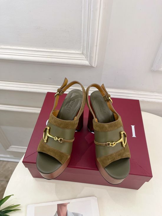 Gucci Horsebit Buckle Platform High Heel Sandals