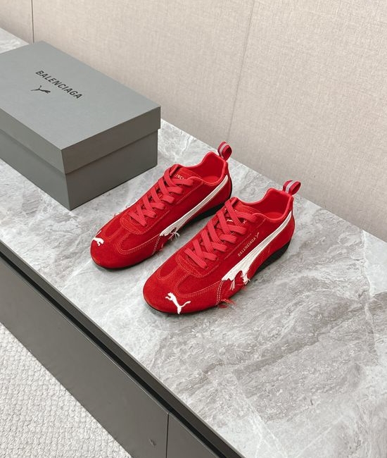 Balenciaga Vintage Distressed Suede Upper Casual Training Shoes