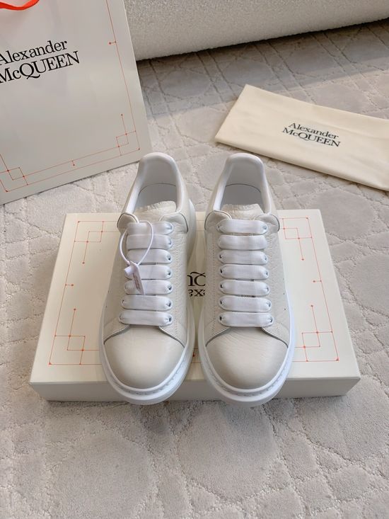 McQueen Premium Genuine Leather Platform Casual Daily Shoes