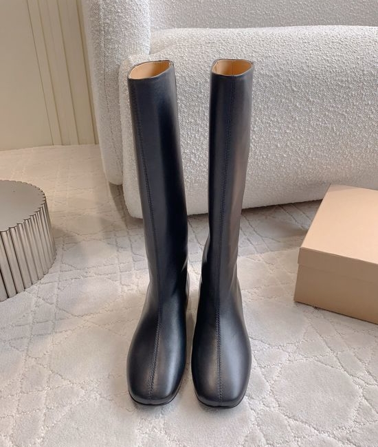 Miista Premium Leather Knight Boots with Comfortable Fit
