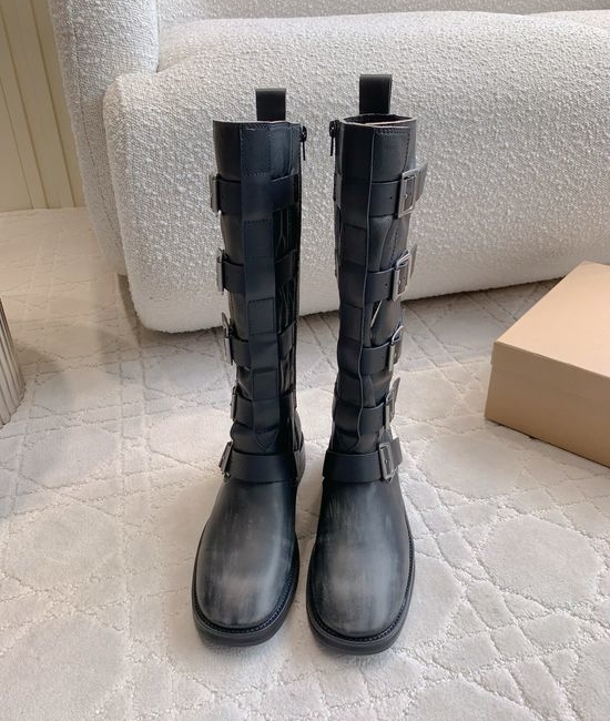 Miista Genuine Leather Comfortable Fashion Knee High Riding Boots