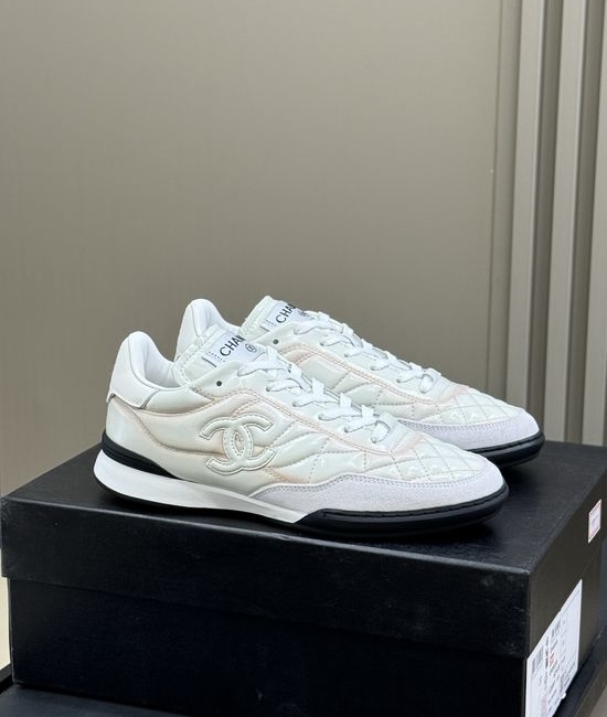 Chanel Soft Sheepskin Tennis Shoes Comfortable Chic Design