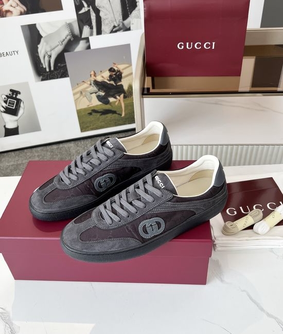 Gucci Leather Casual Sneakers Lightweight Breathable Comfortable Daily Wear