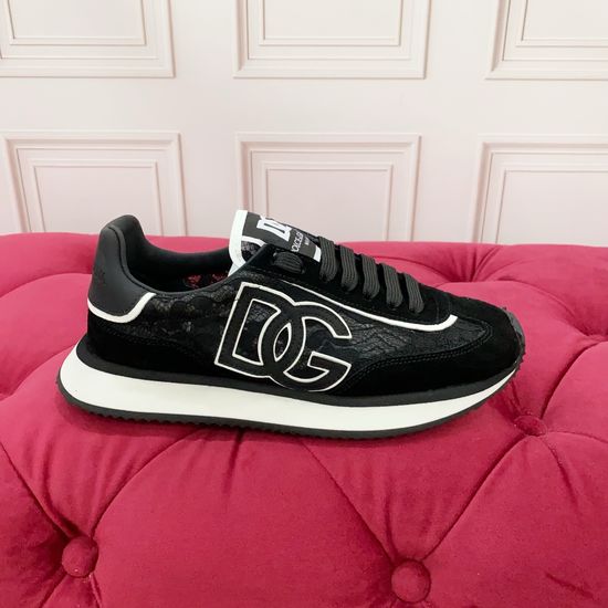 Dolce & Gabbana Premium Silk Leather Shoes With Lace Details