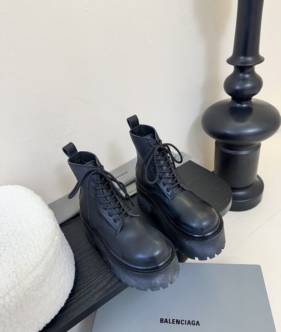 Balenciaga Stylish Square Toe Comfortable Fashion Ankle Boots