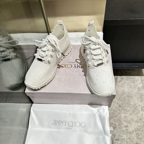 Jimmy Choo Knit Casual Shoes Minimalist Stylish Non Slip Daily Footwear