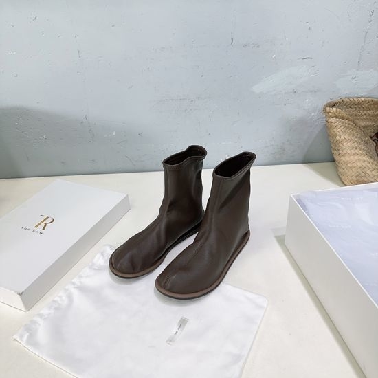 The Row Minimalist Comfortable Stretch Ankle Boots Premium Quality