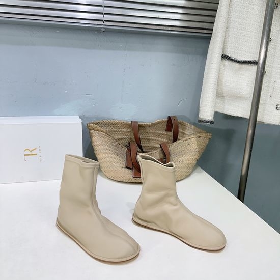 The Row Minimalist Comfortable Stretch Ankle Boots Premium Quality