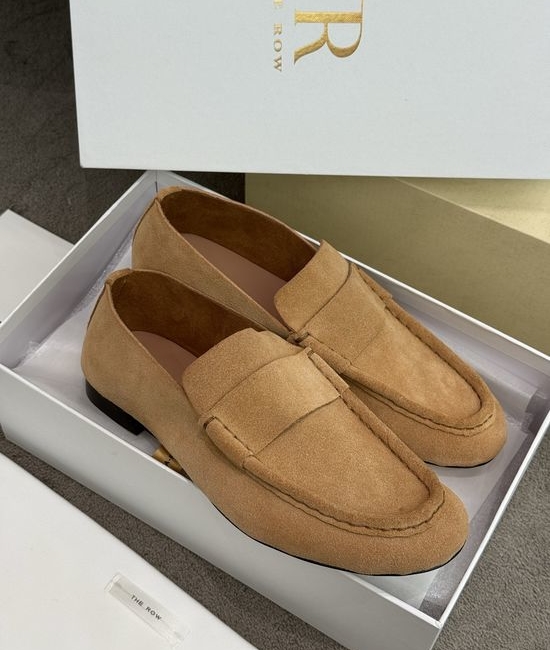 The Row Comfortable Suede Loafers with Premium Leather Sole