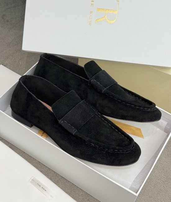 The Row Comfortable Suede Loafers with Premium Leather Sole