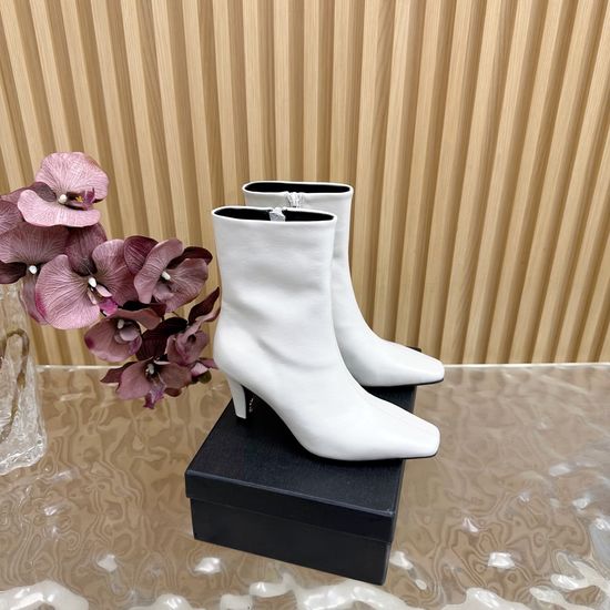 Yves Saint Laurent Comfortable Wedge Ankle Boots with Premium Leather Upper