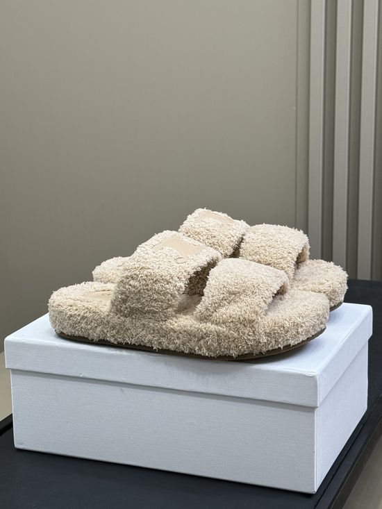 Celine Fluffy Fuzzy Slippers Soft and Warm for Daily Use