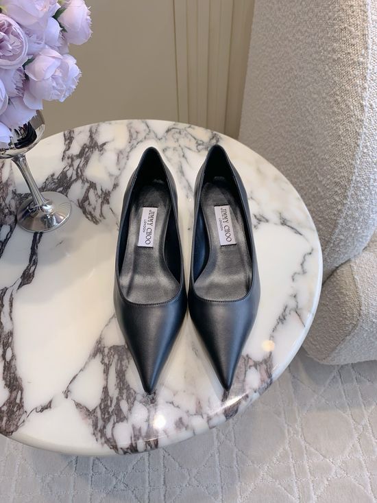 Jimmy Choo Kitten Heel Flat Shoes, Elegant and Comfortable