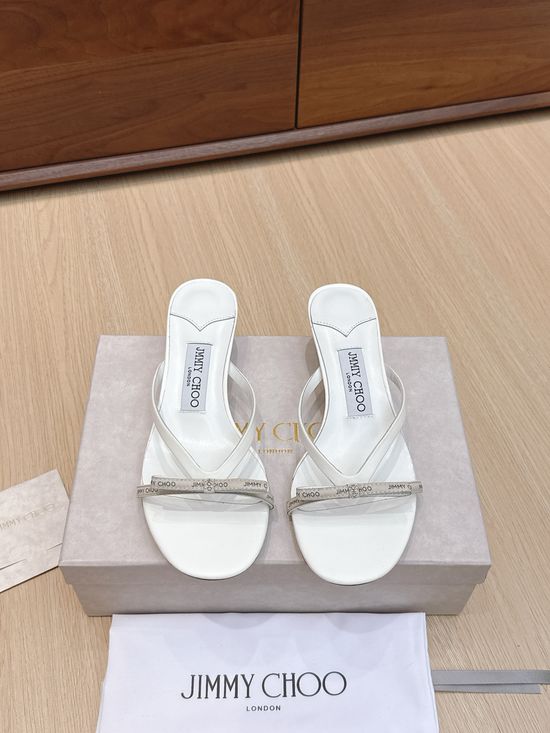 Jimmy Choo Bow Slide Sandals, Retro and Fashionable