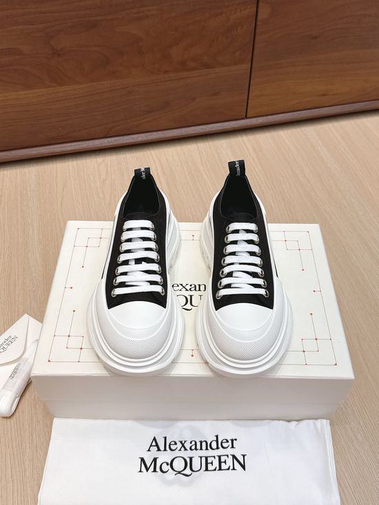 McQueen Classic Canvas Sneakers Lightweight Comfortable Sole