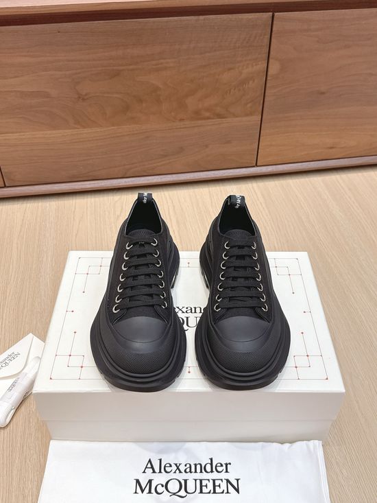 McQueen Classic Canvas Sneakers Lightweight Comfortable Sole