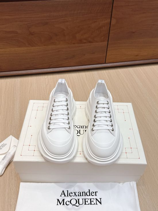 McQueen Classic Canvas Sneakers Lightweight Comfortable Sole