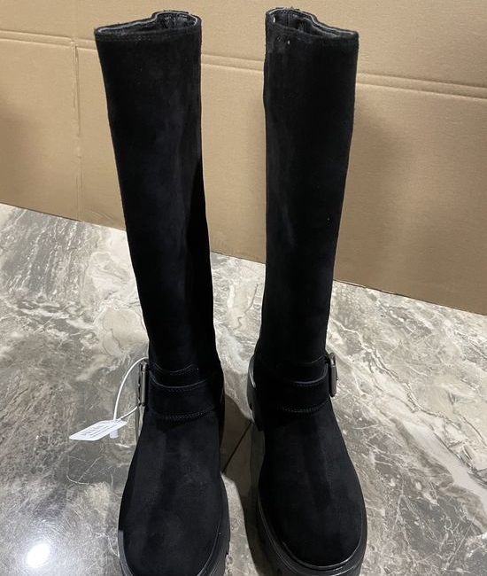 Prada Classic Label Knight Boots Premium Leather Anti-slip Sole