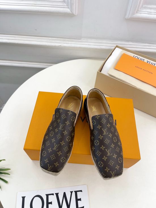 Louis Vuitton Classic Pattern Espadrilles Comfortable Stylish Casual Daily Shoes