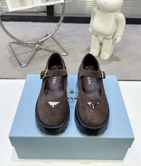 Prada Platform Mary Jane Shoes Non-slip Lightweight Comfort Sole