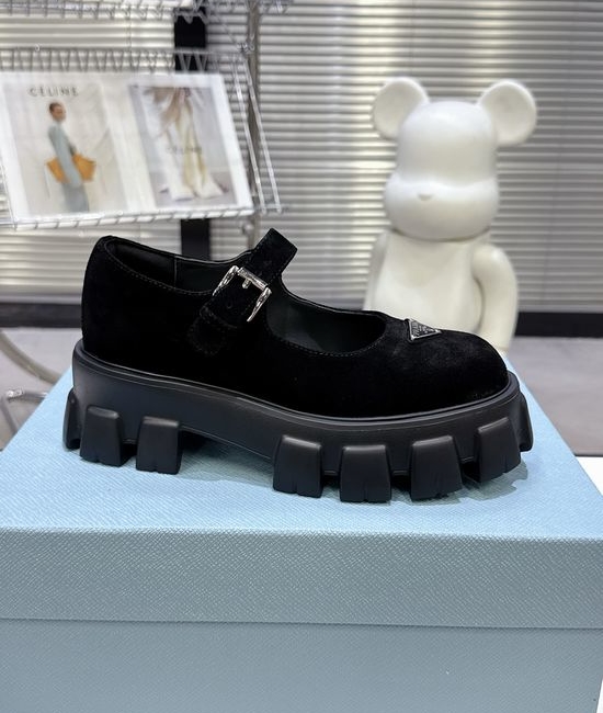 Prada Platform Mary Jane Shoes Non-slip Lightweight Comfort Sole