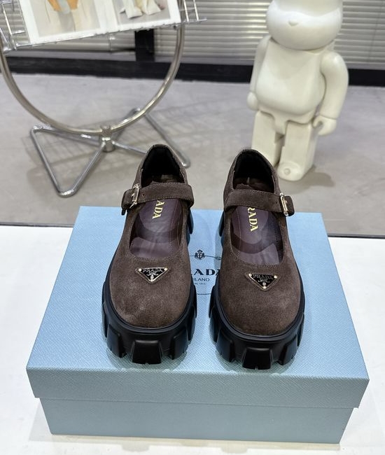 Prada Platform Mary Jane Shoes Non-slip Lightweight Comfort Sole