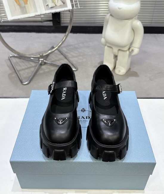 Prada Platform Mary Jane Shoes Non-slip Lightweight Comfort Sole