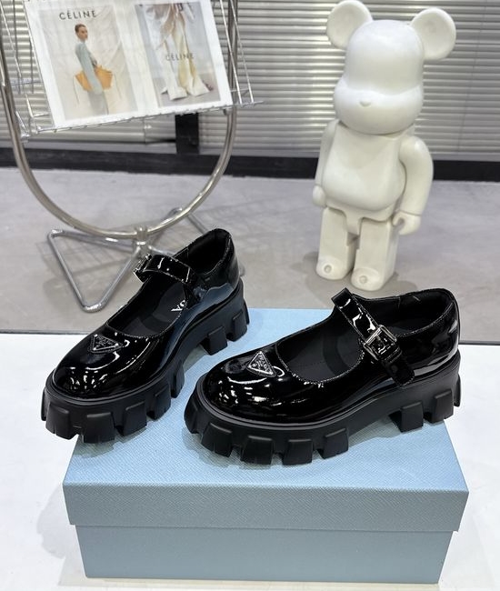 Prada Platform Mary Jane Shoes Non-slip Lightweight Comfort Sole