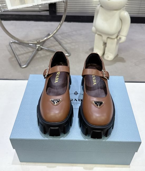 Prada Platform Mary Jane Shoes Non-slip Lightweight Comfort Sole